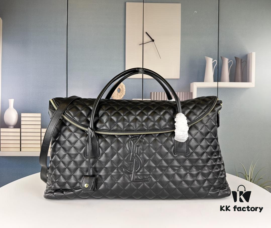 Large New YSL ES GIANT Quilted Leather Travel Bag — Rose's Style, Ready to Copy!