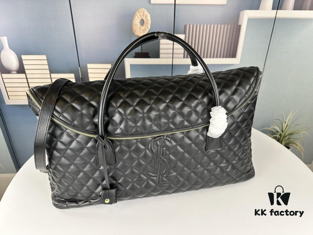 Large New YSL ES GIANT Quilted Leather Travel Bag — Rose's Style, Ready to Copy!