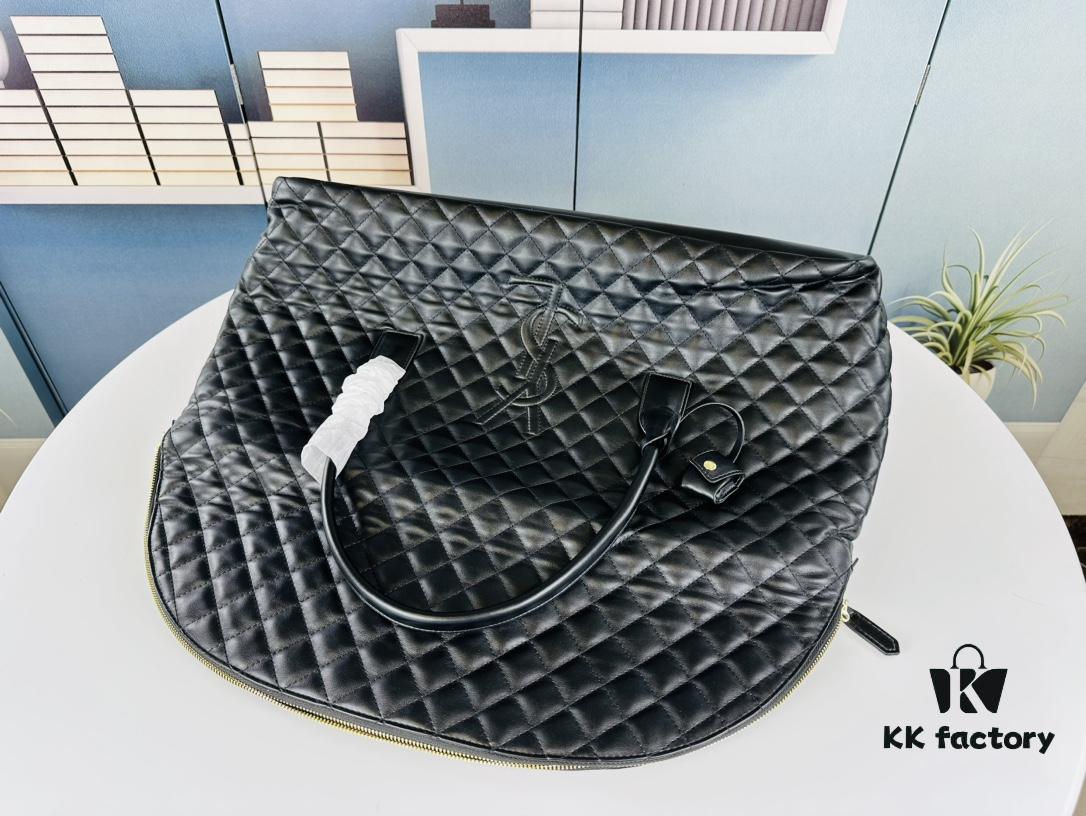 Large New YSL ES GIANT Quilted Leather Travel Bag — Rose's Style, Ready to Copy!