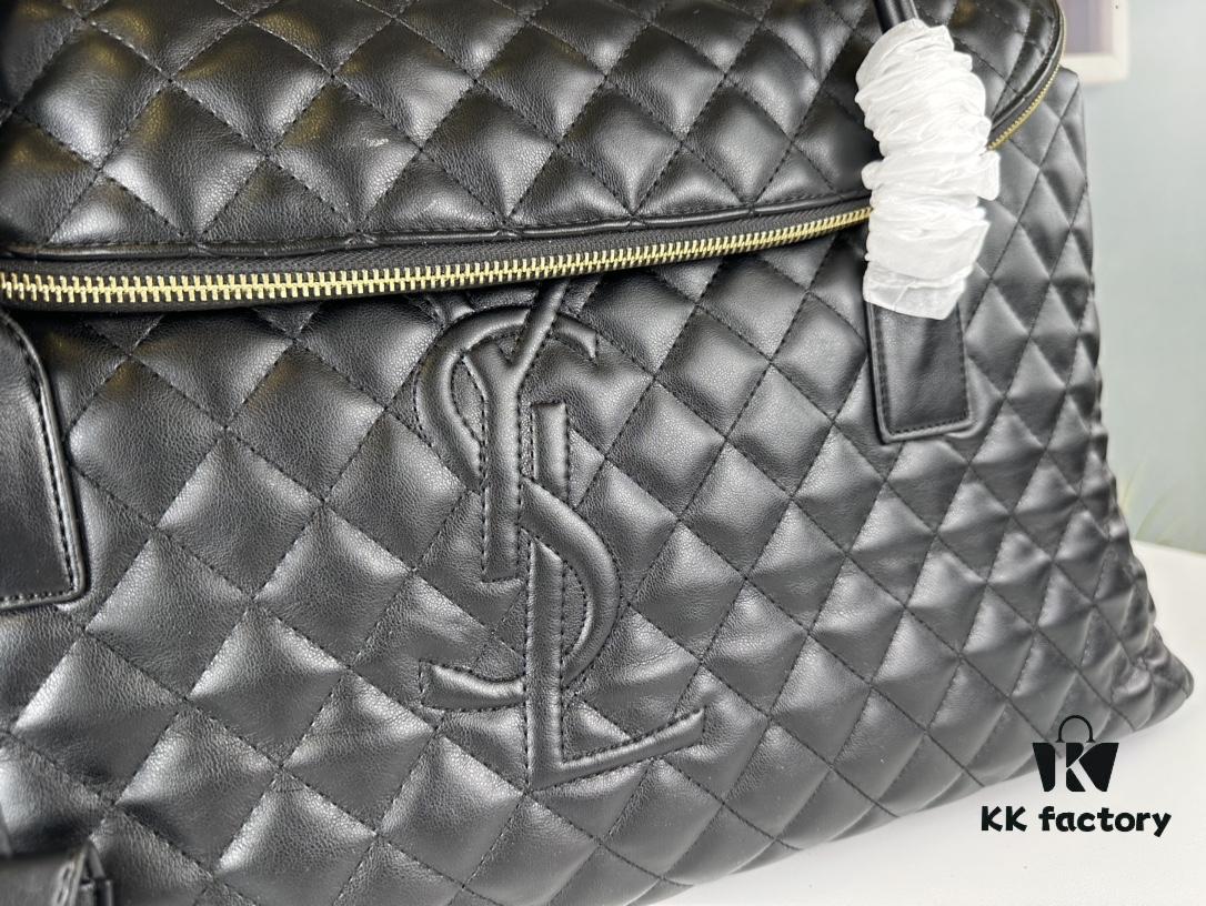 Large New YSL ES GIANT Quilted Leather Travel Bag — Rose's Style, Ready to Copy!