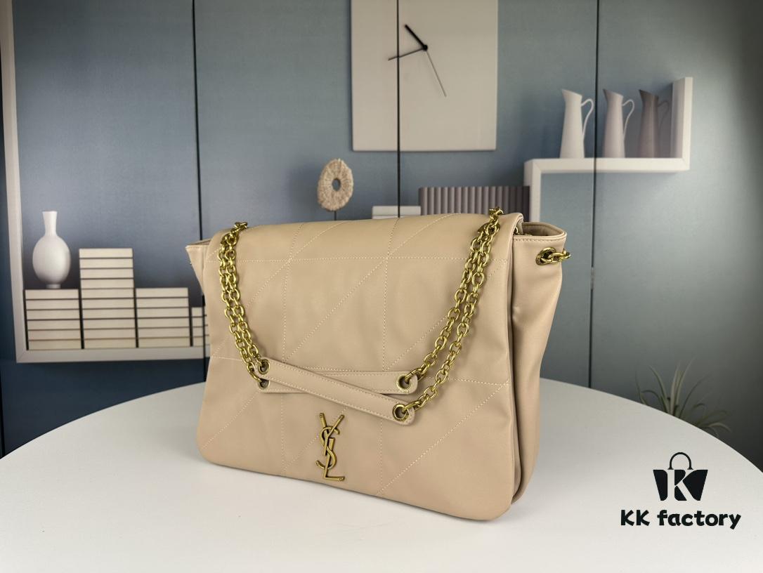 New YSL Jamie Bag 2023 – Luxurious Soft Lamb Leather with Jewelry-Grade Hardware, Size 38x26x10, Model No. 6026