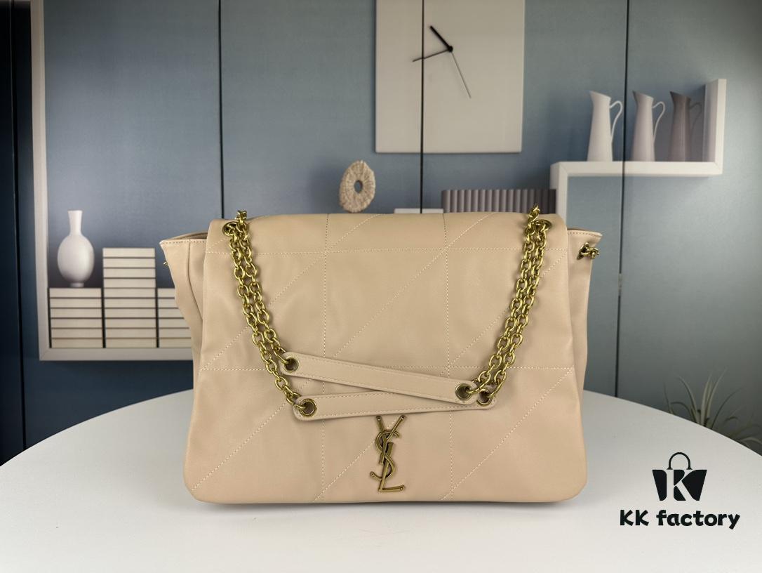 New YSL Jamie Bag 2023 – Luxurious Soft Lamb Leather with Jewelry-Grade Hardware, Size 38x26x10, Model No. 6026