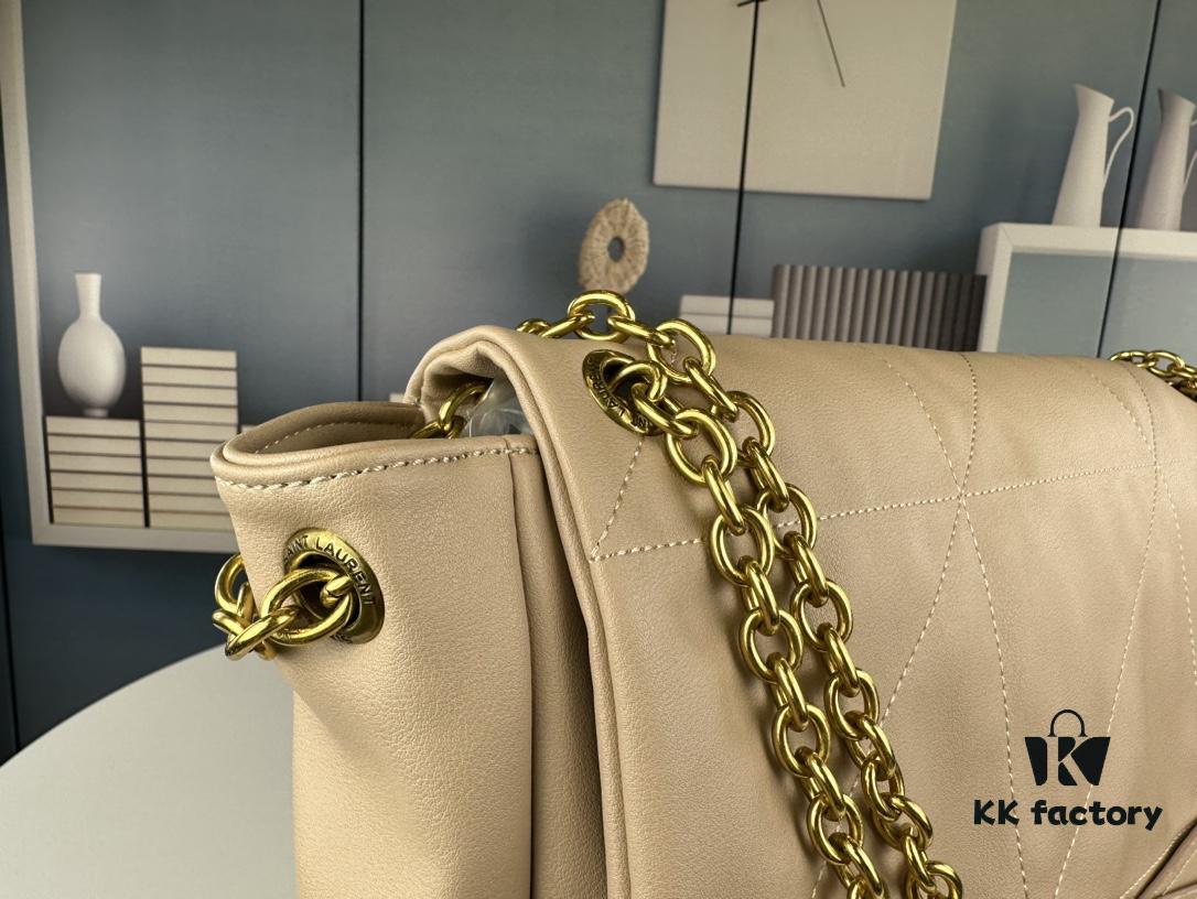 New YSL Jamie Bag 2023 – Luxurious Soft Lamb Leather with Jewelry-Grade Hardware, Size 38x26x10, Model No. 6026