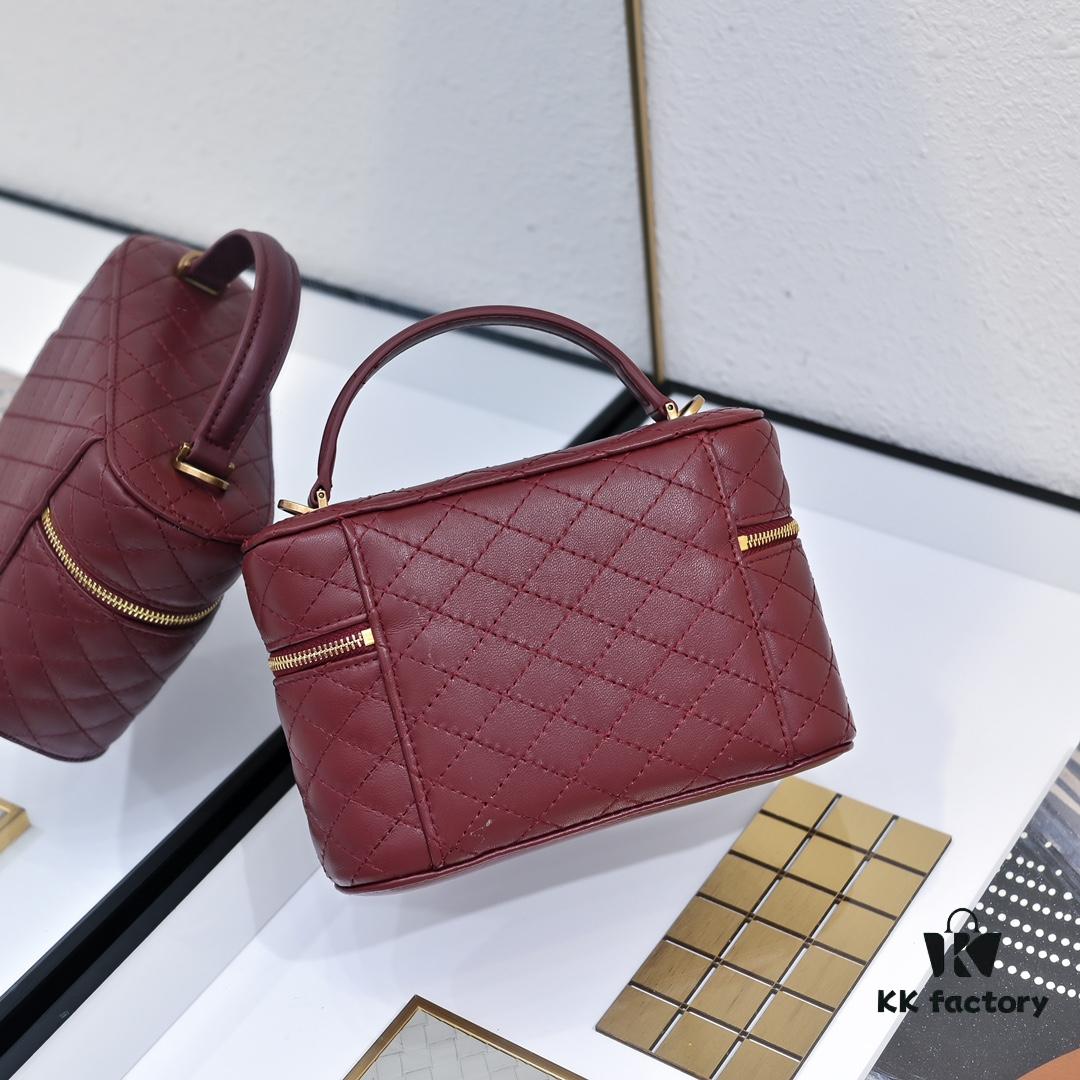 Upgraded Original Version Shipment Black / Gold Buckle Lamb Skin YSL 2024 New Rose Same Style Mini Gaby