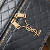 Upgraded Original Version Shipment Black / Gold Buckle Lamb Skin YSL 2024 New Rose Same Style Mini Gaby