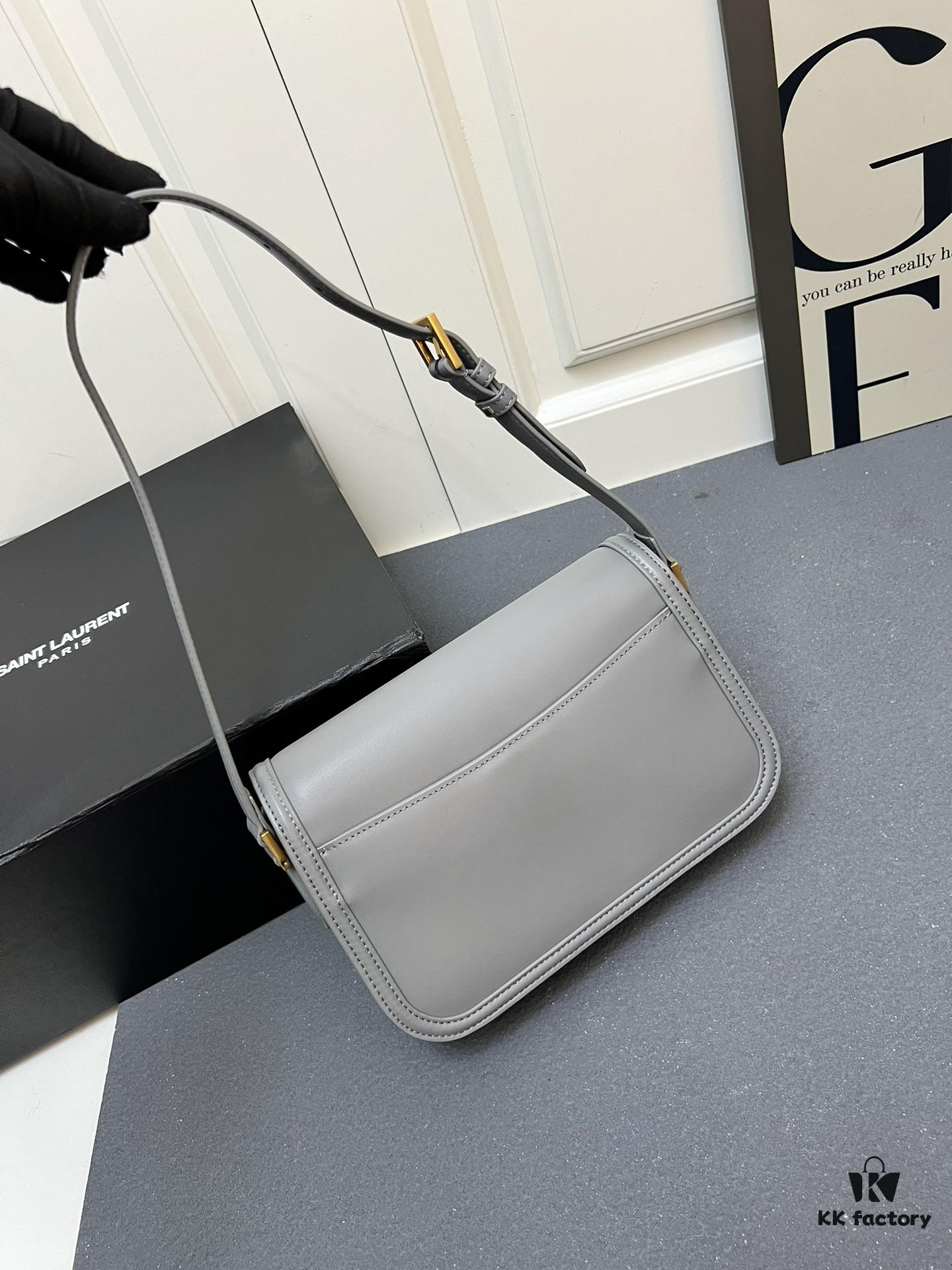 YSL Cassandre Leather Shoulder Bag – Latest Rose-Favorite 'Tofu' Box Bag in Stock