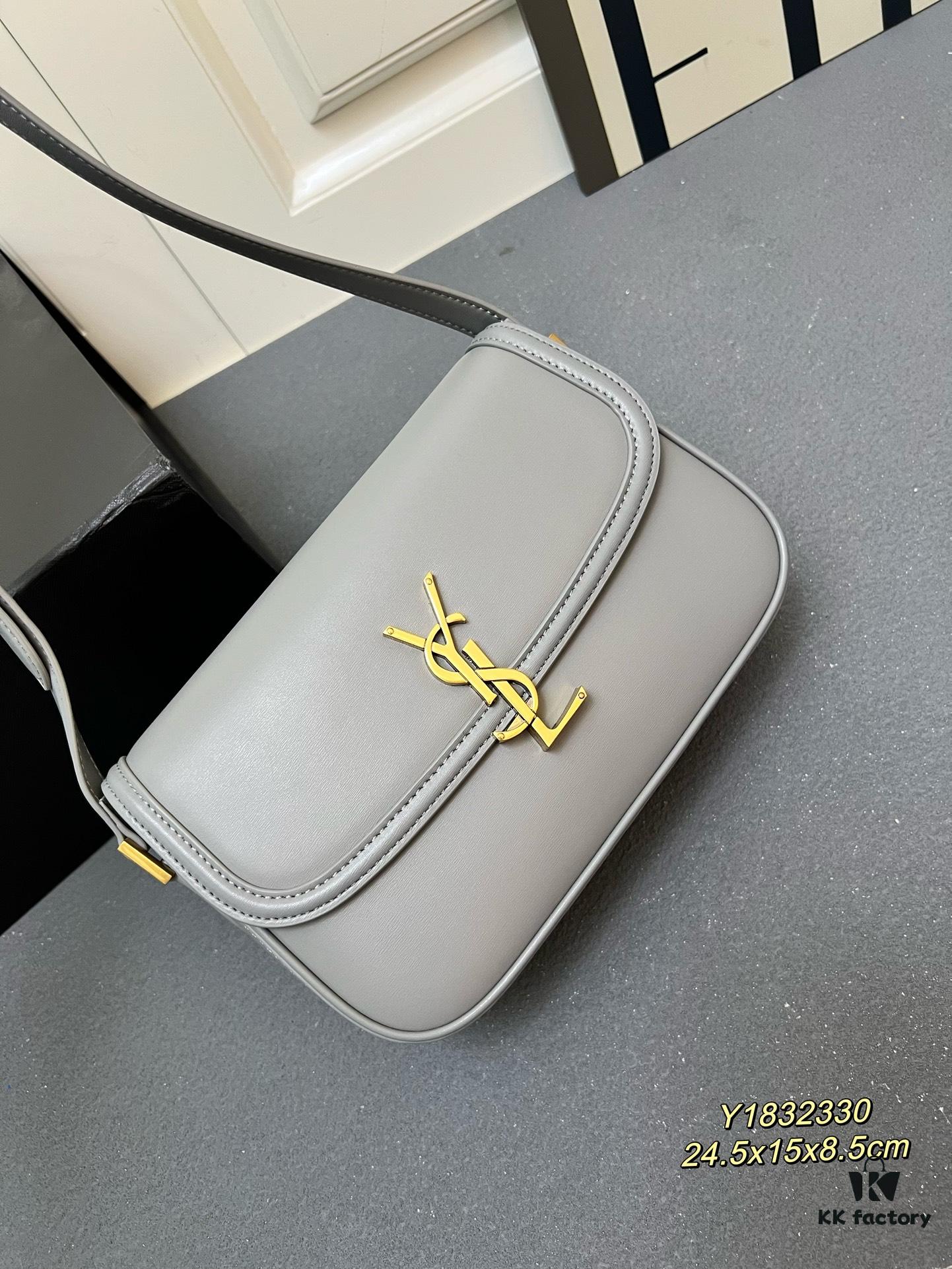 YSL Cassandre Leather Shoulder Bag – Latest Rose-Favorite 'Tofu' Box Bag in Stock