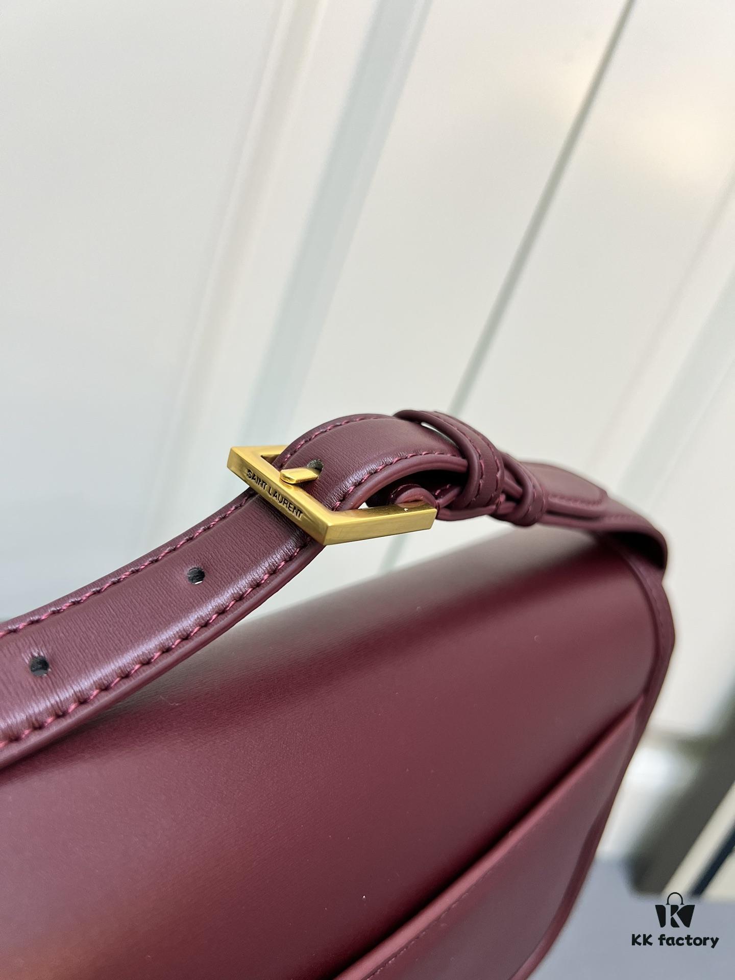 YSL Cassandre LE CASSANDRE Box Leather Shoulder Bag – Latest Rose-Favorite 'Tofu Bag' Arrival, Upgraded Version