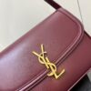 YSL Cassandre LE CASSANDRE Box Leather Shoulder Bag – Latest Rose-Favorite 'Tofu Bag' Arrival, Upgraded Version