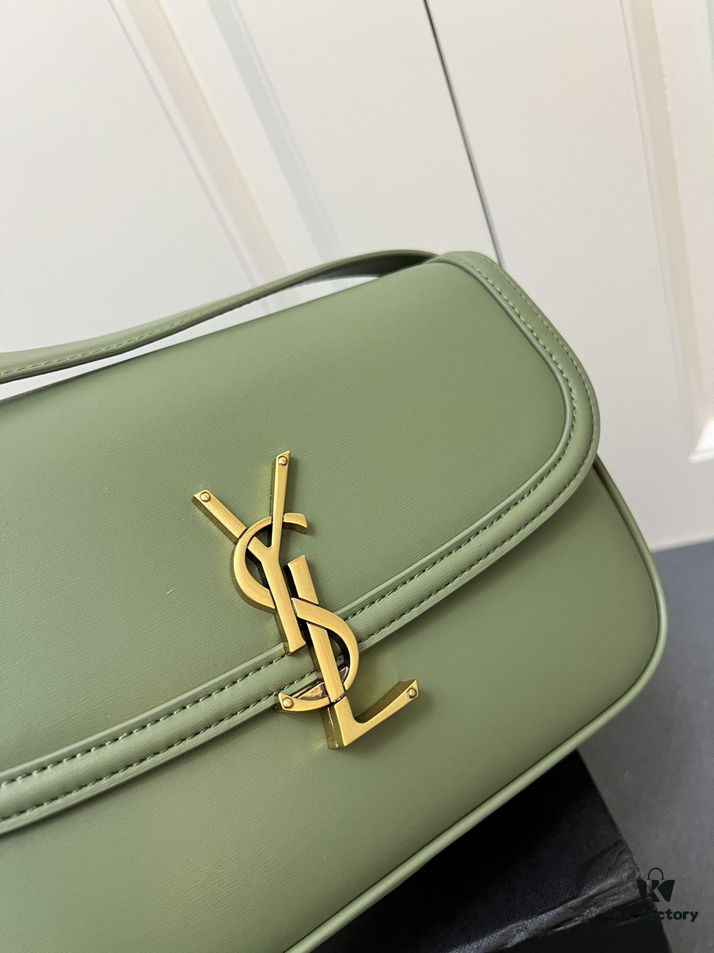 YSL Le Cassandra Box Leather Crossbody Bag – Latest Rose-Favorite 'Tofu' Design, Soft Lambskin Lining, Adjustable Strap