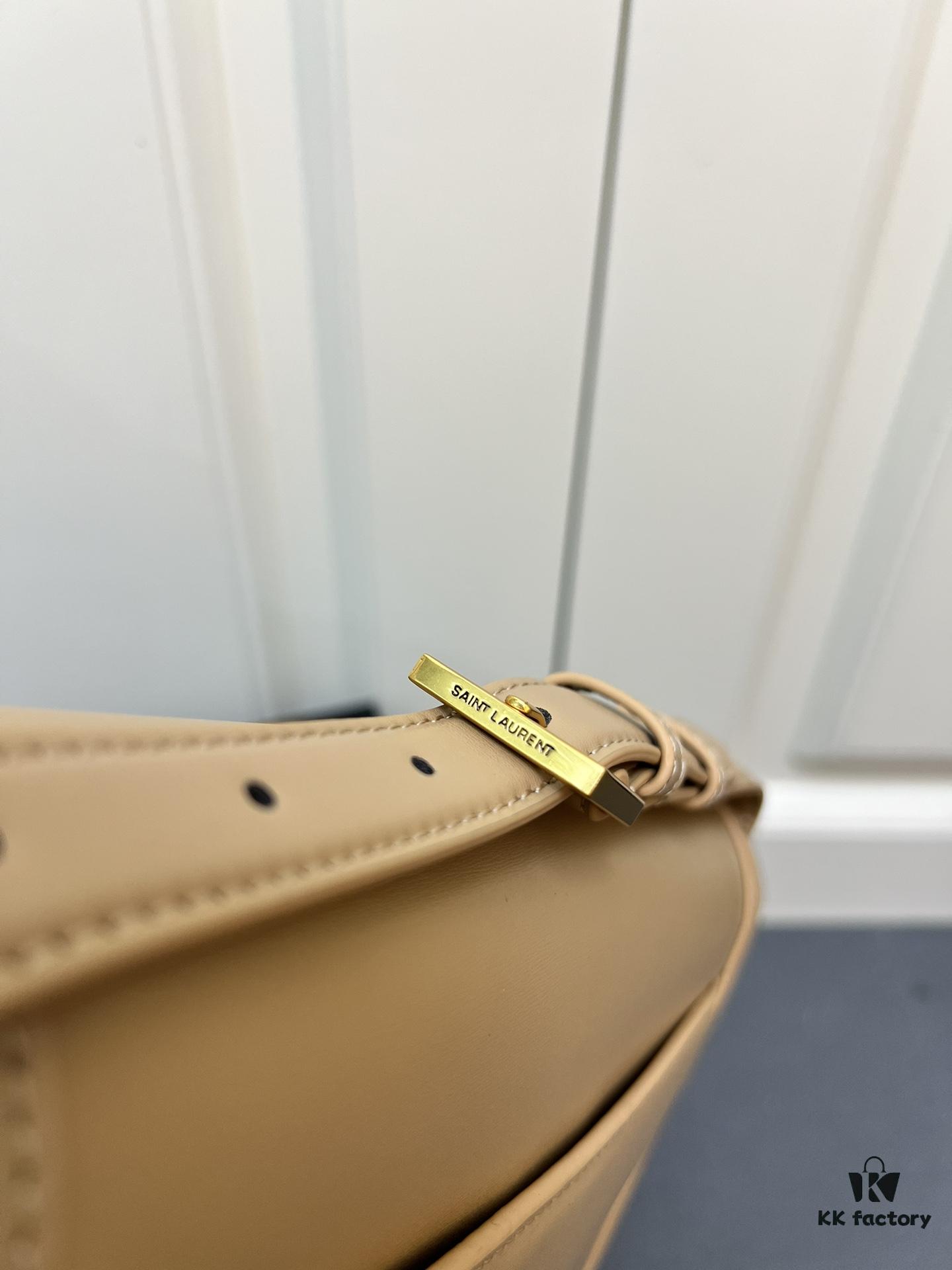 Latest Arrival: Upgraded YSL Cassandre Box Leather Bag – The Iconic 'Tofu Bag' Loved by Rose