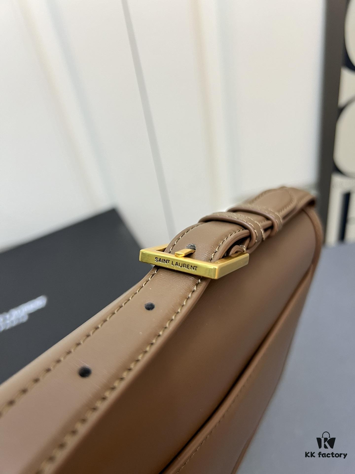 Latest Arrival: Upgraded YSL Cassandre Box Leather Shoulder Bag – The Iconic 'Tofu Bag' Loved by Rose