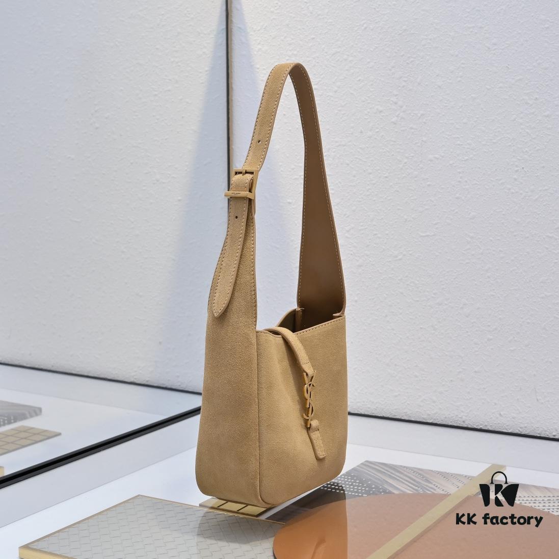 Upgraded Arrival 🌈 YSL New Mini Hobo Underarm Bag! The All-New Le5a7 Handbag Reimagines Seasonal Inspiration – Adorably Stylish!