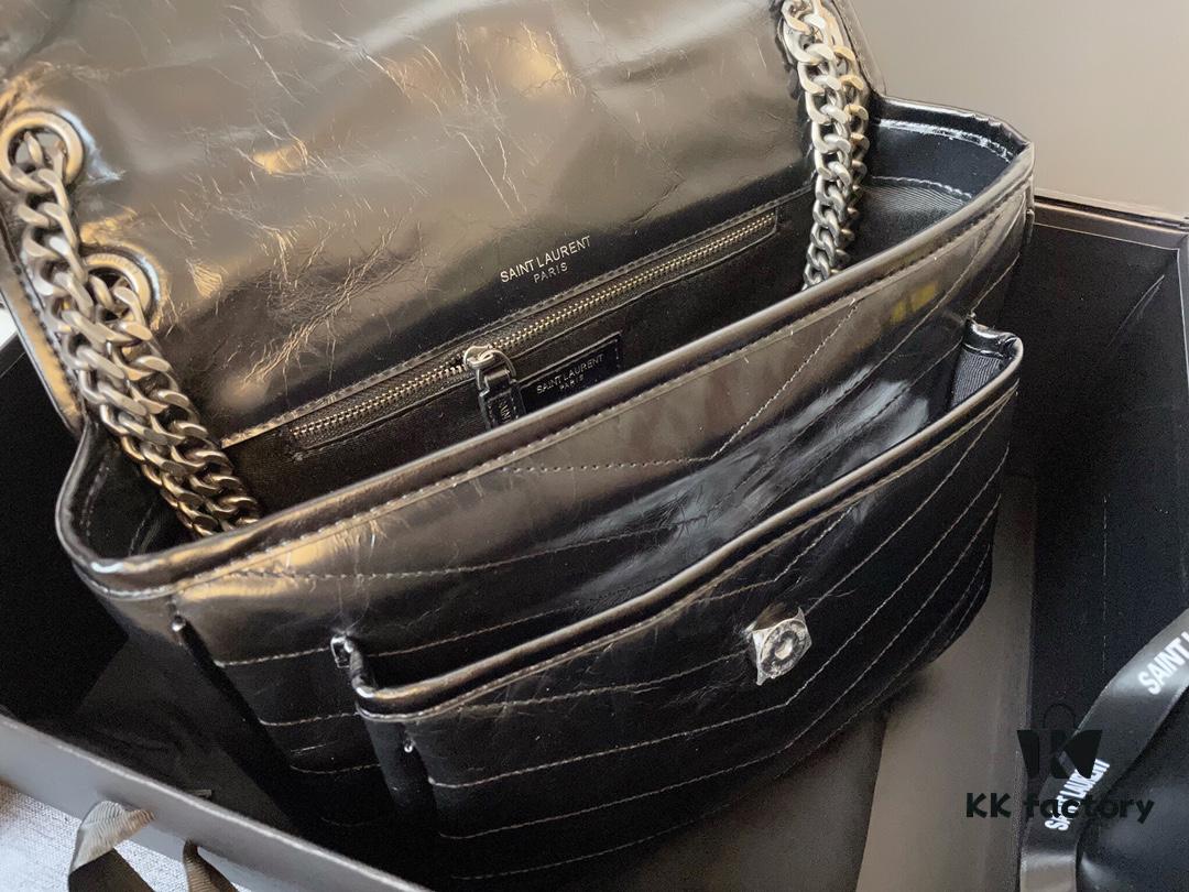 Top Grain Medium 28cm MONOGRAMME SAINT LAURENT Flap Shoulder Bag