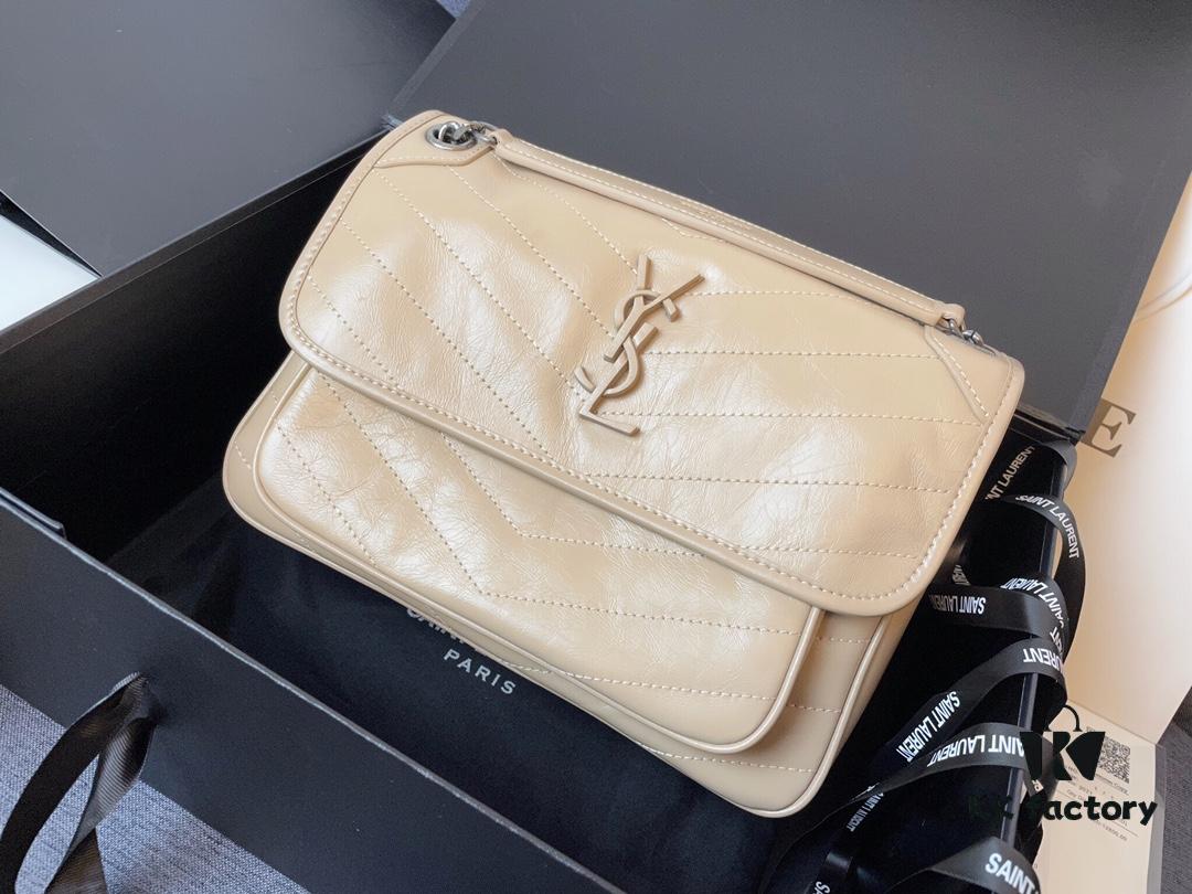 Top Grain Medium 28cm MONOGRAMME SAINT LAURENT Flap Shoulder Bag