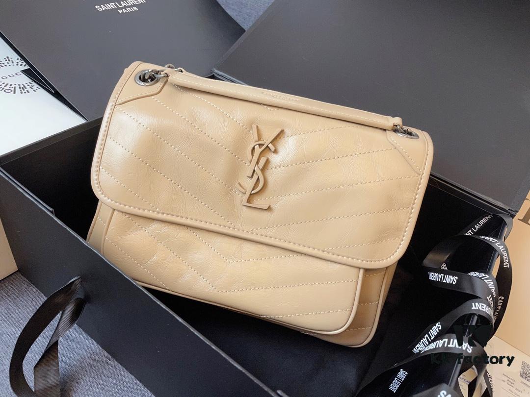 Top Grain Medium 28cm MONOGRAMME SAINT LAURENT Flap Shoulder Bag