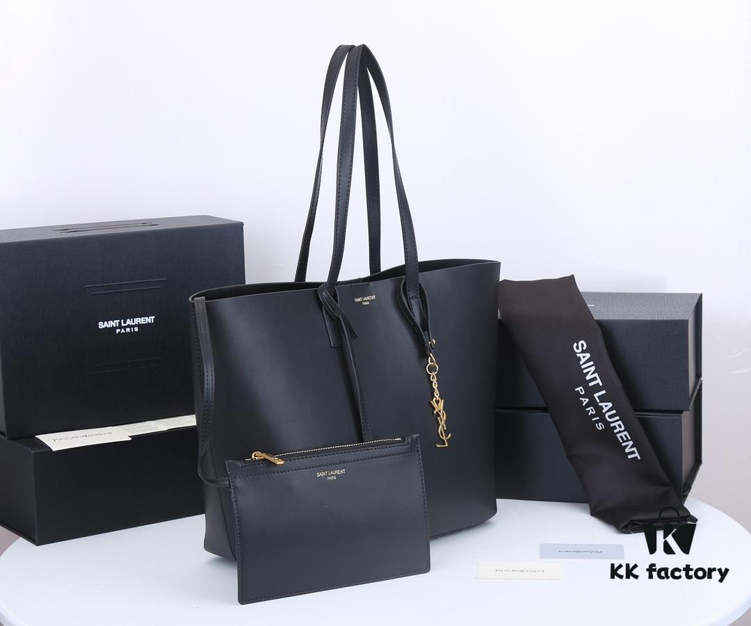 Top Quality Full Cowhide YSL New Shopping Tote Bag 🍂🍂 Casual and Versatile, Spacious Interior for Carefree and Secure Travel