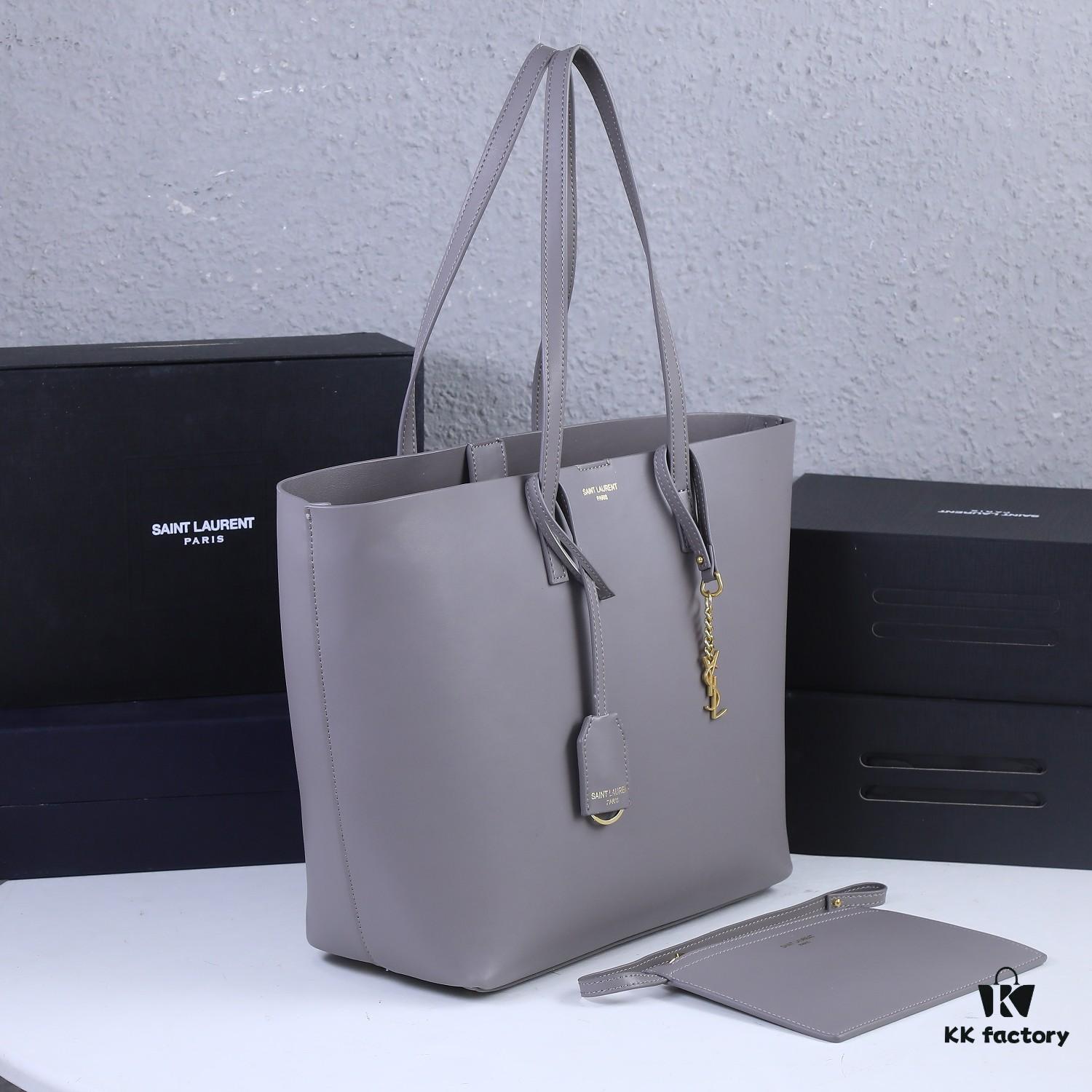 Top Quality Full Cowhide YSL New Tote Bag 🍂🍂 Casual and Versatile, Spacious Interior for Carefree and Secure Travel