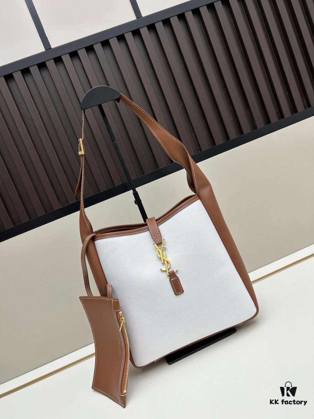 New Arrival Small Size with Box 💰 Yves Saint Laurent LE 5 À 7 HOBO Canvas Bag Model 8829