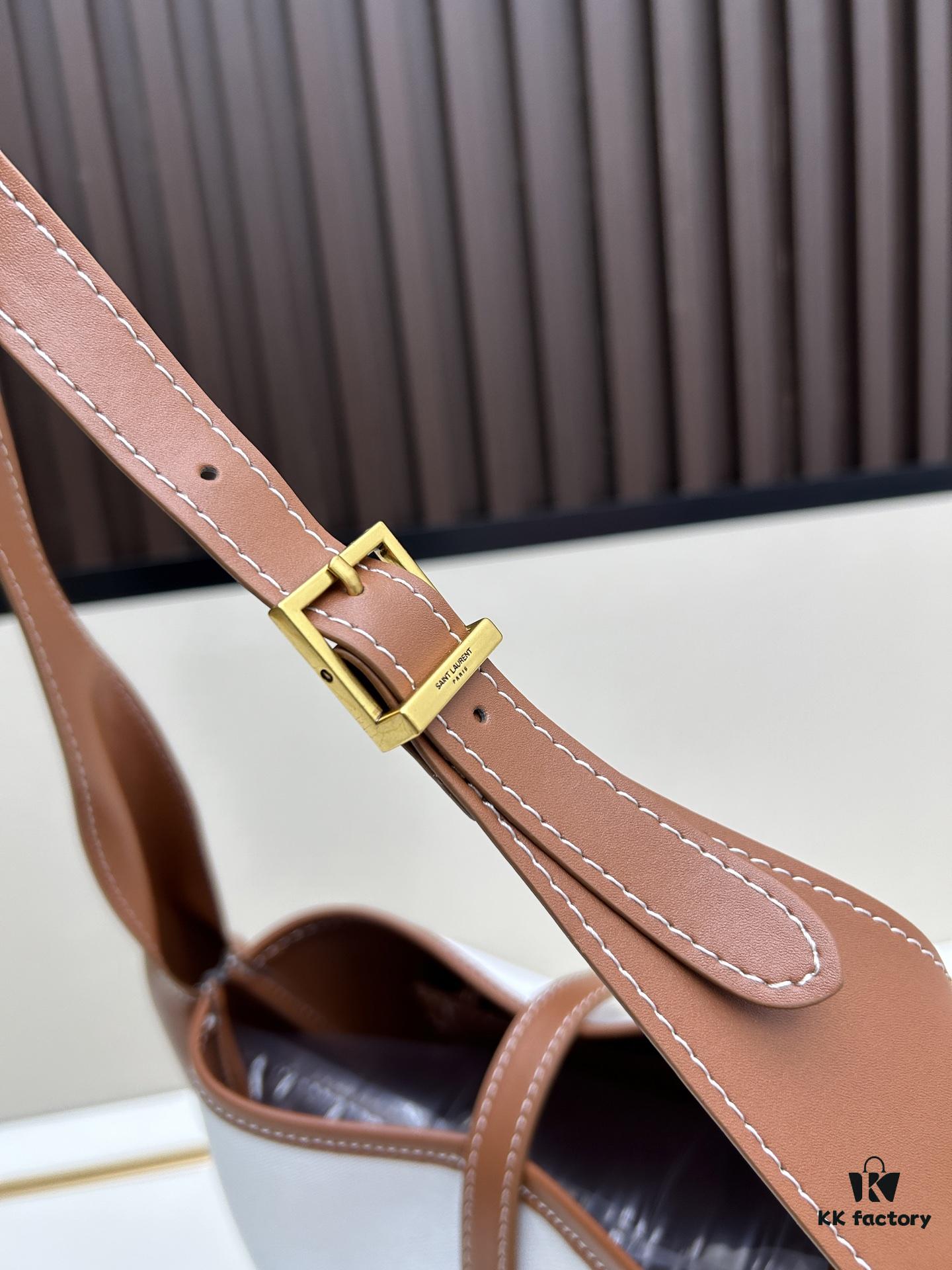 New Arrival Small Size with Box 💰 Yves Saint Laurent LE 5 À 7 HOBO Canvas Bag Model 8829