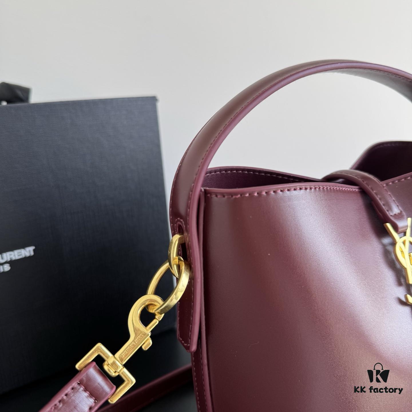 Yves Saint Laurent Sling Crossbody Bucket Bag in Poplin, Size Small