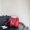 Yves Saint Laurent Patent Leather Crossbody Bucket Bag
