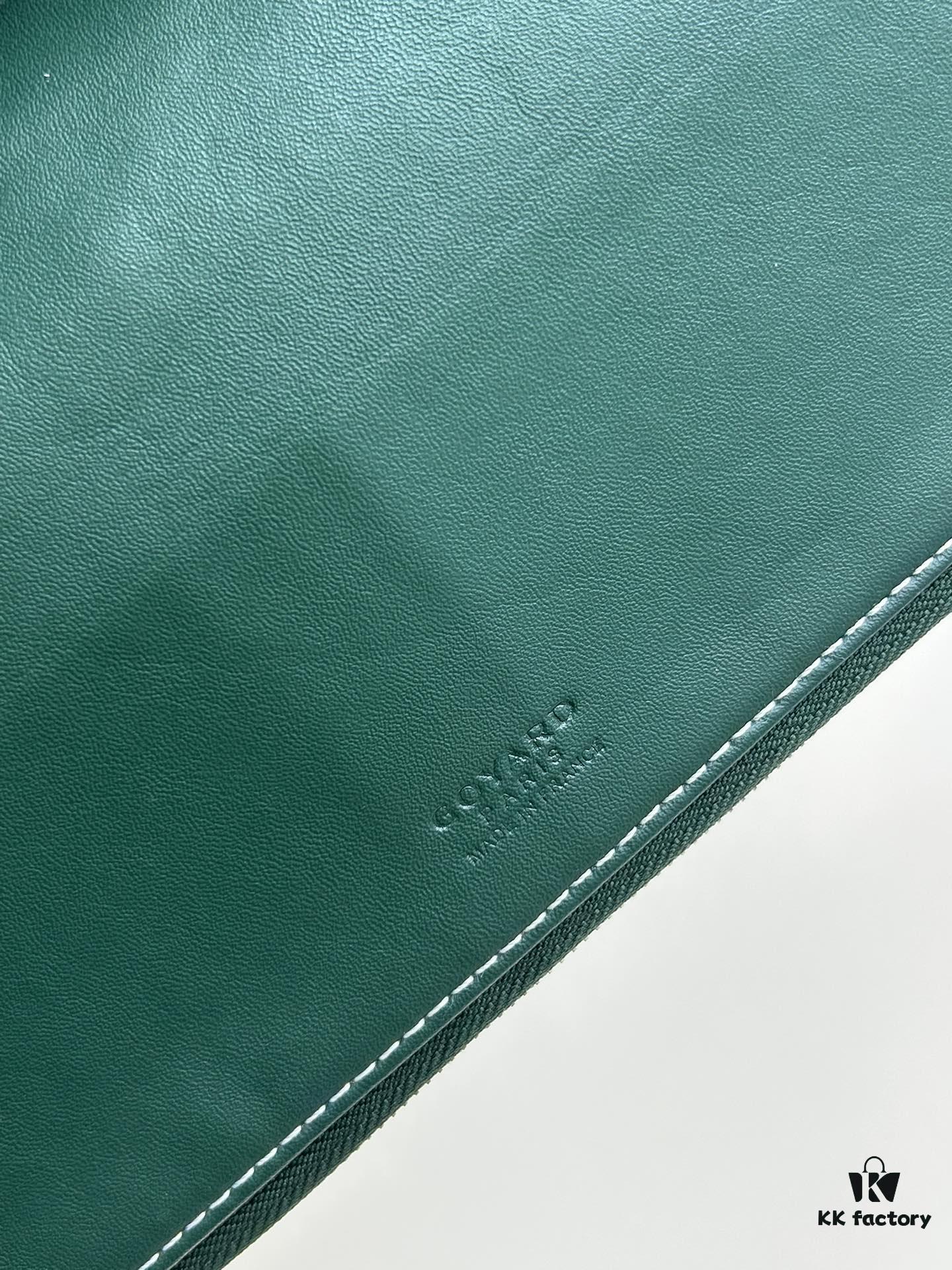 SAINTE-MARIE Clutch Bag with Reversible Flap, GOYARDine Canvas and Calfskin Leather