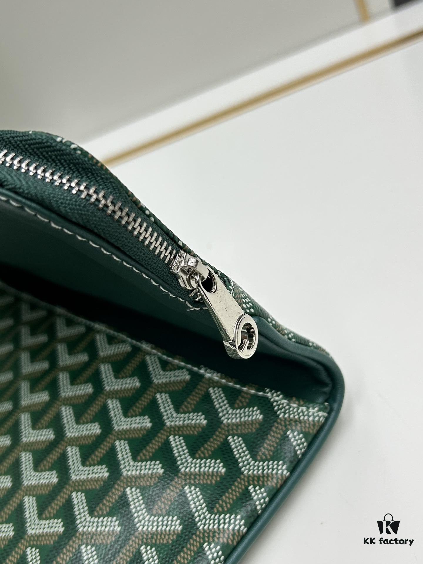 SAINTE-MARIE Clutch Bag with Reversible Flap, GOYARDine Canvas and Calfskin Leather