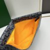 SAINTE-MARIE Clutch Bag with Reversible Flap Design, GOYARDine Canvas and Chevron Calfskin