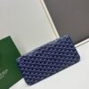 SAINTE-MARIE Clutch with Reversible Flap, GOYARD Canvas and Calfskin Leather