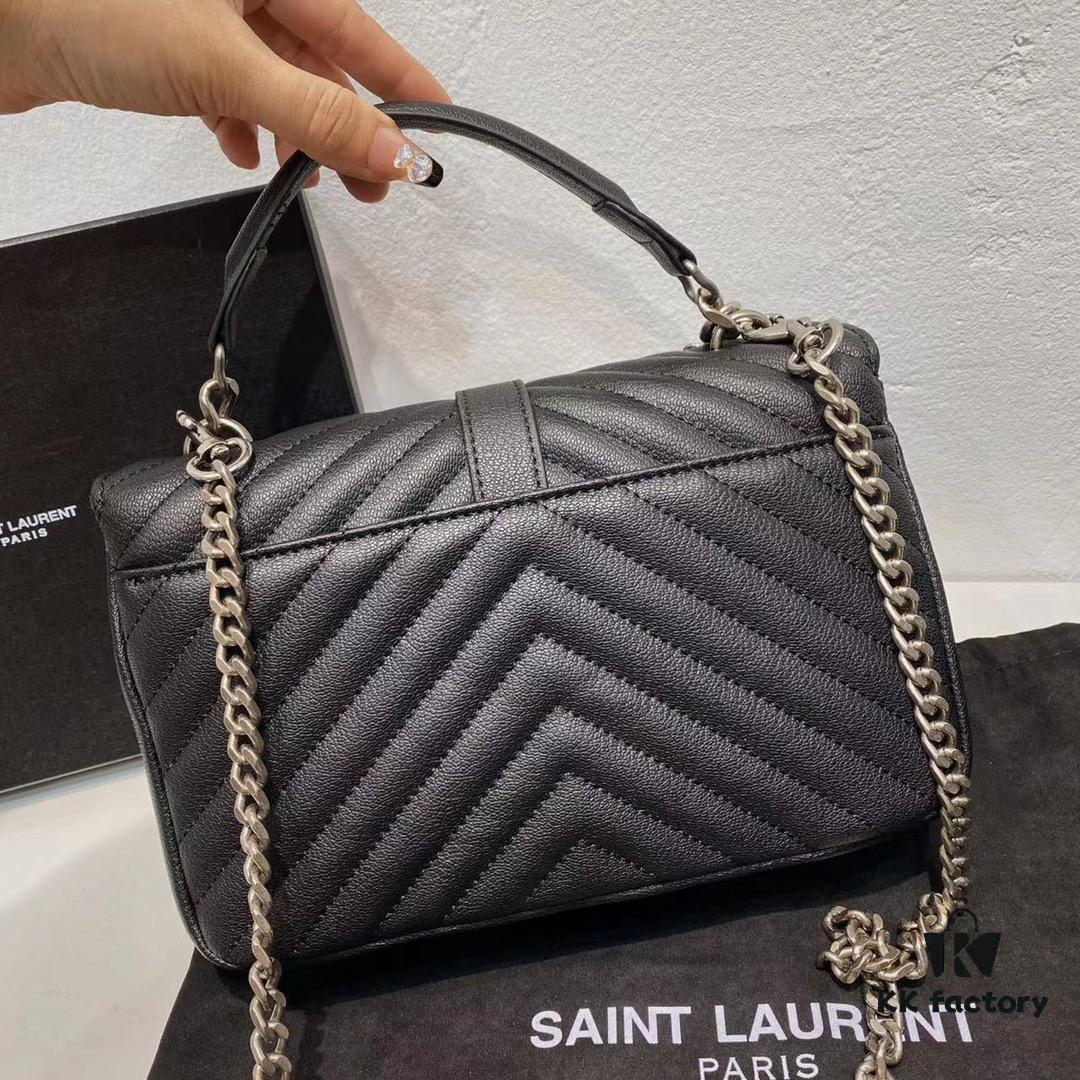 Arrival Y Saint Laurent & SLP Latest Cabinet Version. Market Exclusive Original Goat Leather with Hand-Embroidered V-Stitch, Ultra-Smooth, Soft and Comfortable, Exquisite Bag Shape, Practical, Flawless Hardware, Refined Craftsmanship, Comes with Original Pendant