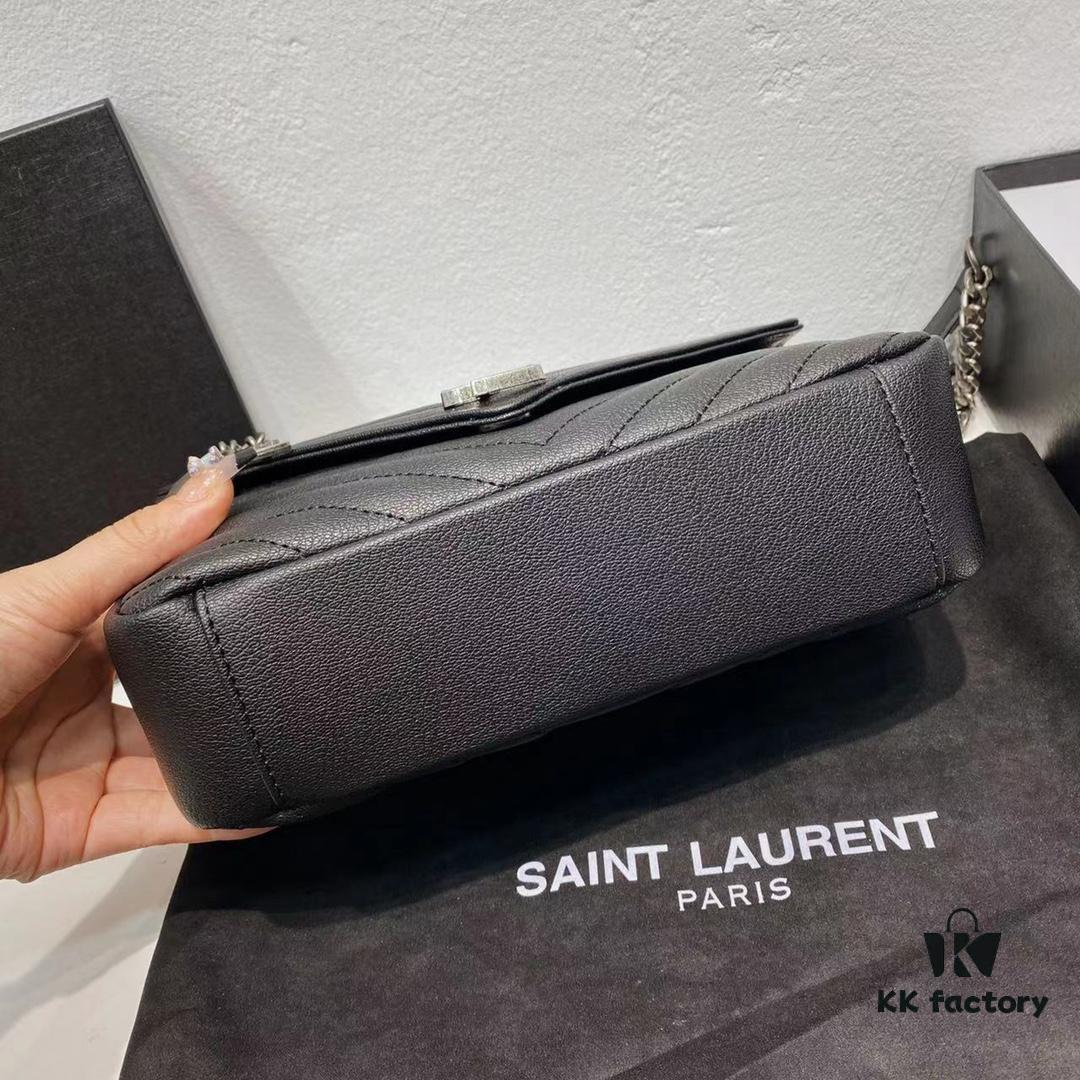 Arrival Y Saint Laurent & SLP Latest Cabinet Version. Market Exclusive Original Goat Leather with Hand-Embroidered V-Stitch, Ultra-Smooth, Soft and Comfortable, Exquisite Bag Shape, Practical, Flawless Hardware, Refined Craftsmanship, Comes with Original Pendant