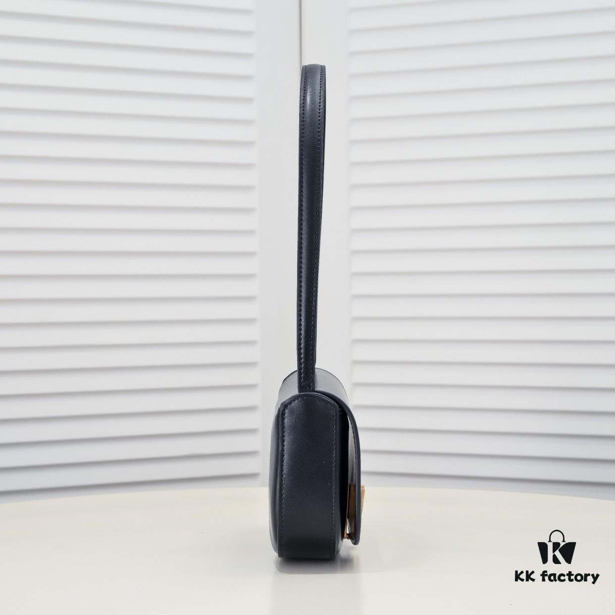 SAINT LAURENT 【VOLTAIRE】 2024 Latest Mini Oval Shoulder Bag