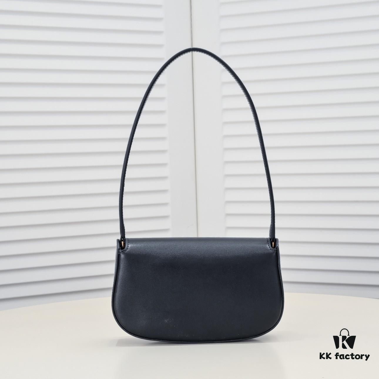 SAINT LAURENT 【VOLTAIRE】 2024 Latest Mini Oval Shoulder Bag