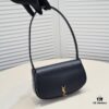 SAINT LAURENT 【VOLTAIRE】 2024 Latest Mini Oval Shoulder Bag