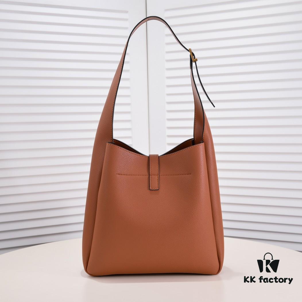 Saint Laurent 2023 Spring New Arrival - Hobo Rose Same-Style Shoulder Bag