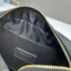 YSL Saint Laurent Calfskin Woven Camera Bag with Box