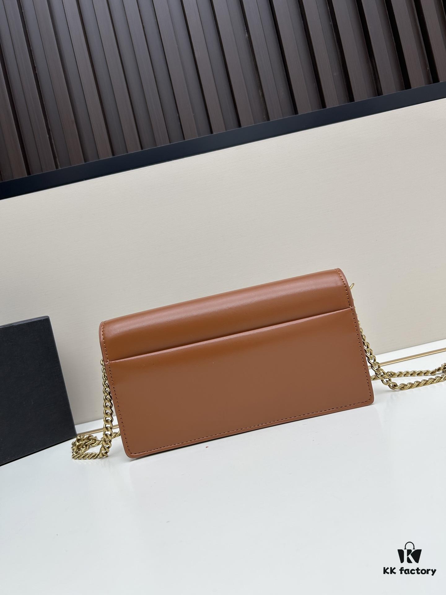 New YSL Classic Chain Bag with Box | Timeless Elegance in Black Leather