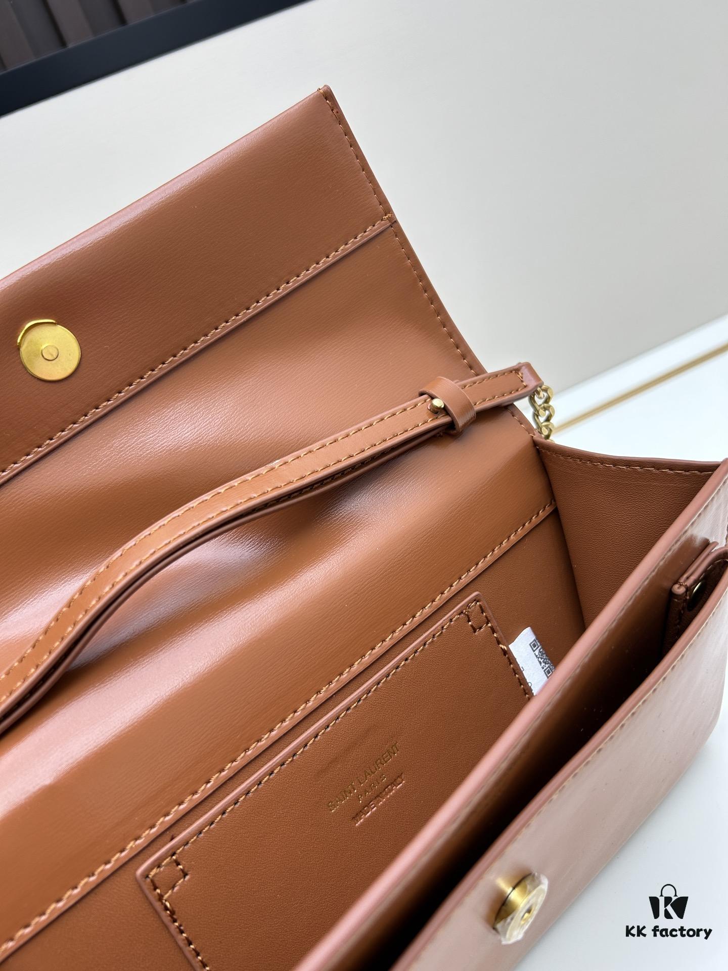 New YSL Classic Chain Bag with Box | Timeless Elegance in Black Leather