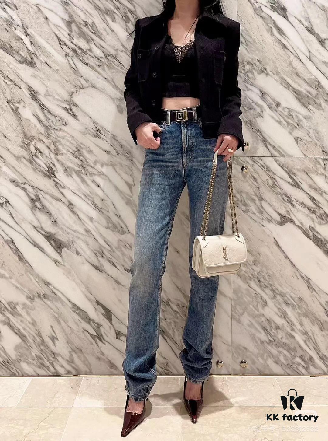 New Arrival with Box 💰 YSL Saint Laurent Niki Grained Lambskin Mini Shoulder Bag