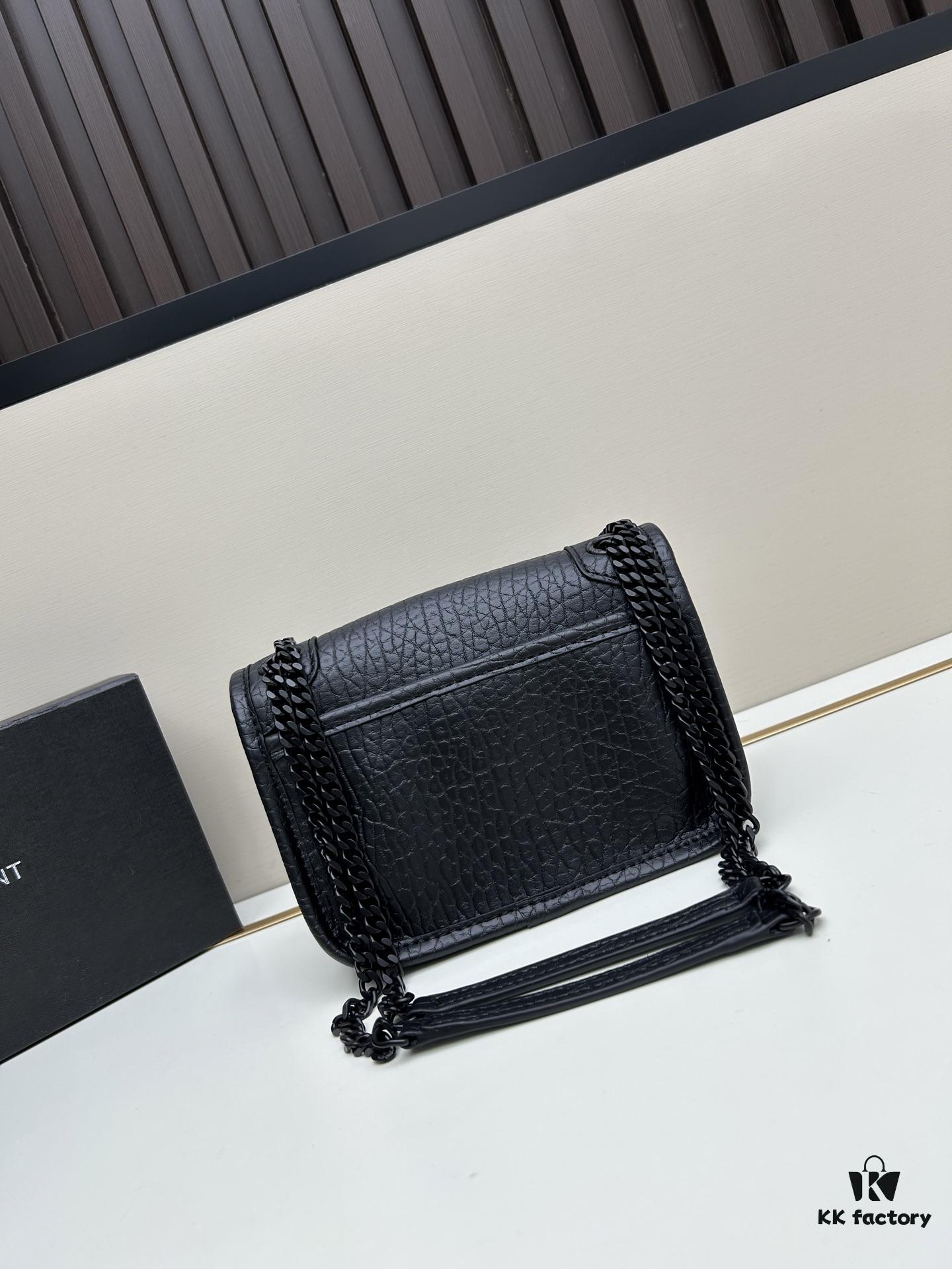 New Arrival with Box 💰 YSL Saint Laurent Niki Grainy Leather Mini Shoulder Bag