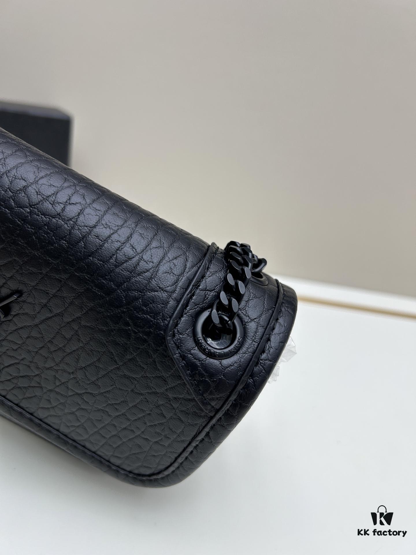 New Arrival with Box 💰 YSL Saint Laurent Niki Grainy Leather Mini Shoulder Bag