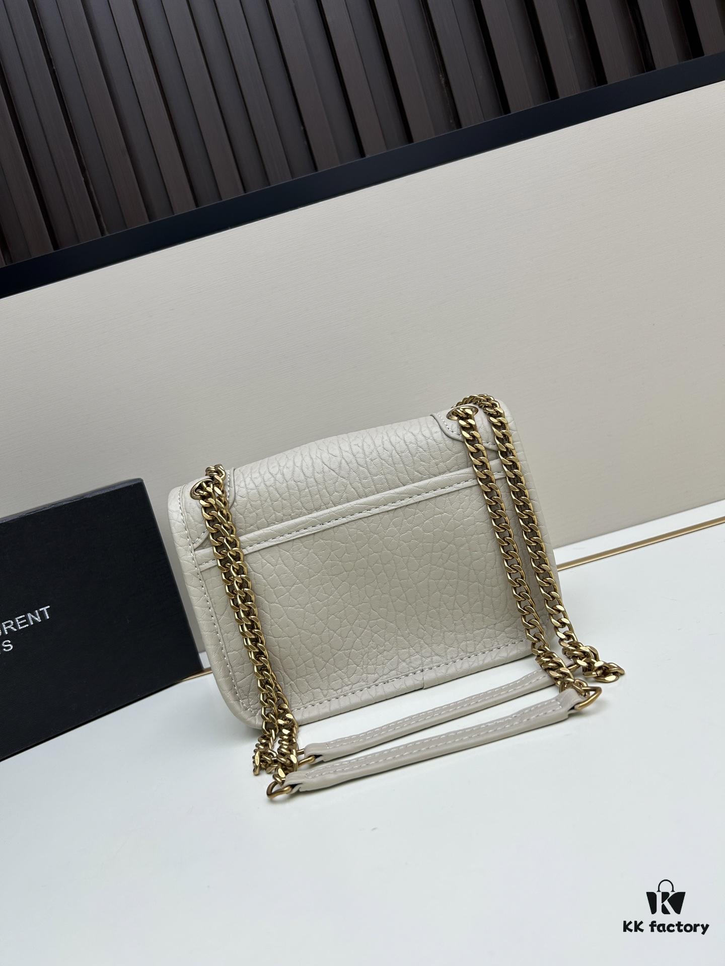 New Arrival with Box 💰 YSL Saint Laurent Niki Grainy Leather Mini Shoulder Bag