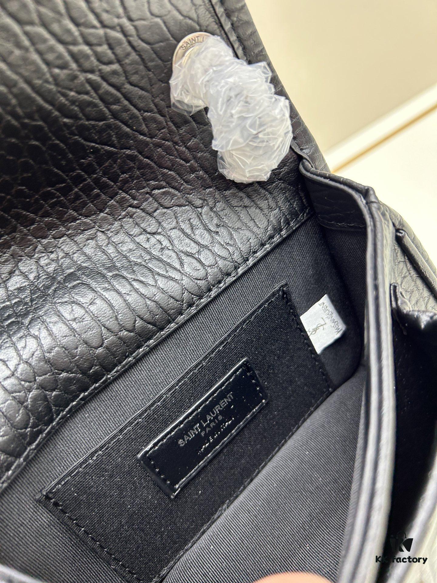 New Arrival with Box 💰 YSL Saint Laurent Niki Grainy Leather Mini Shoulder Bag