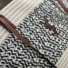 YSL Summer New Arrival Woven Bag, Large-Capacity Tote, Vacation Beach Bag, Shoulder and Handheld Purse 40.28