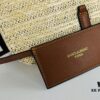 New Bestseller YSL Le 5 à 7 Raffia Mini Shoulder Bag