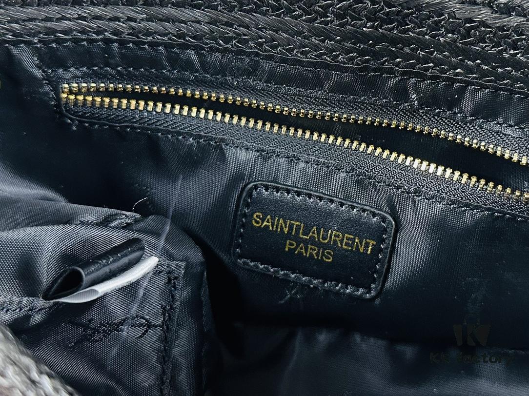 New Bestseller YSL Le 5 à 7 Raffia Mini Shoulder Bag