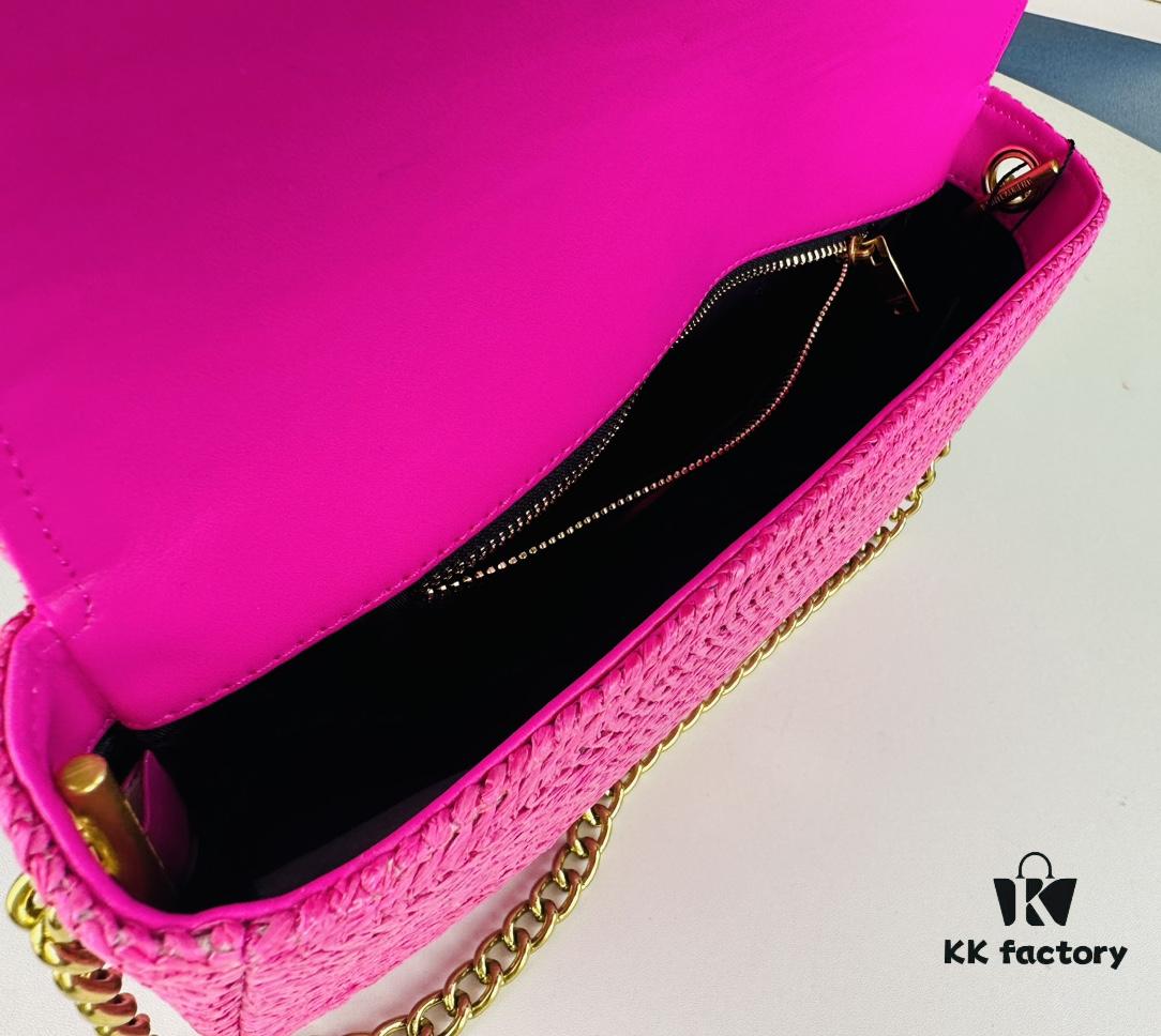 Bestseller YSL New Raffia Woven Tassel Bag! Summer Beach Joy