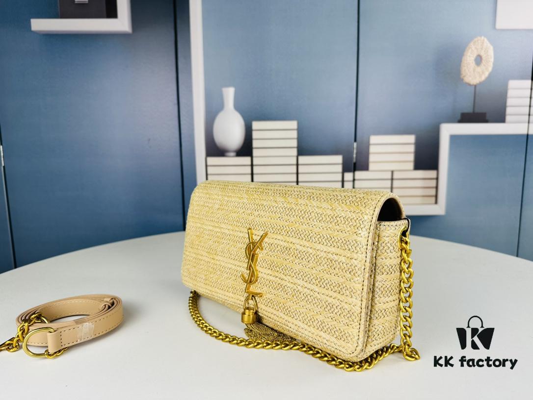 Bestseller YSL New Raffia Woven Tassel Bag! Summer Beach Joy