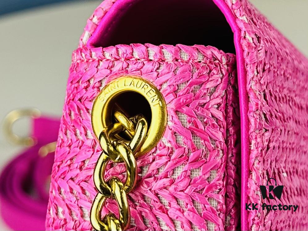 Bestseller YSL New Raffia Woven Tassel Bag! Summer Beach Joy